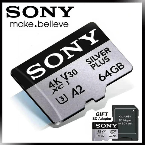 SONY Original Micro SD Card 1TB High Speed Mini SD Card U3 V30 Flash Memory Card 128GB 256GB 512GB For Phone Camera Drone